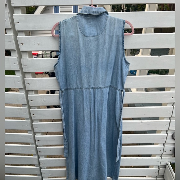 Cherokee Long Denim Dress Size Large - Picture 3 of 4